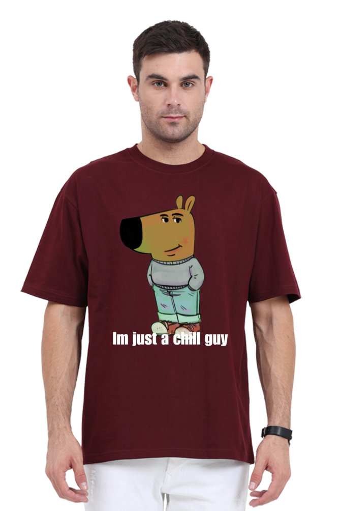 MeemTees Official- Oversized T-shirt - Just a chill guy