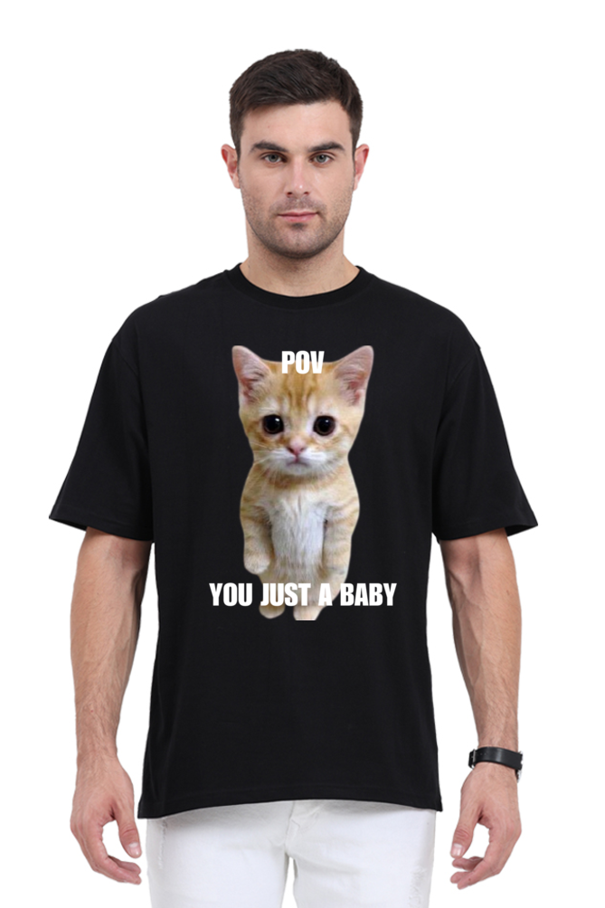 MeemTees Official- Oversized T-shirt Cat memes - Cute cat meme