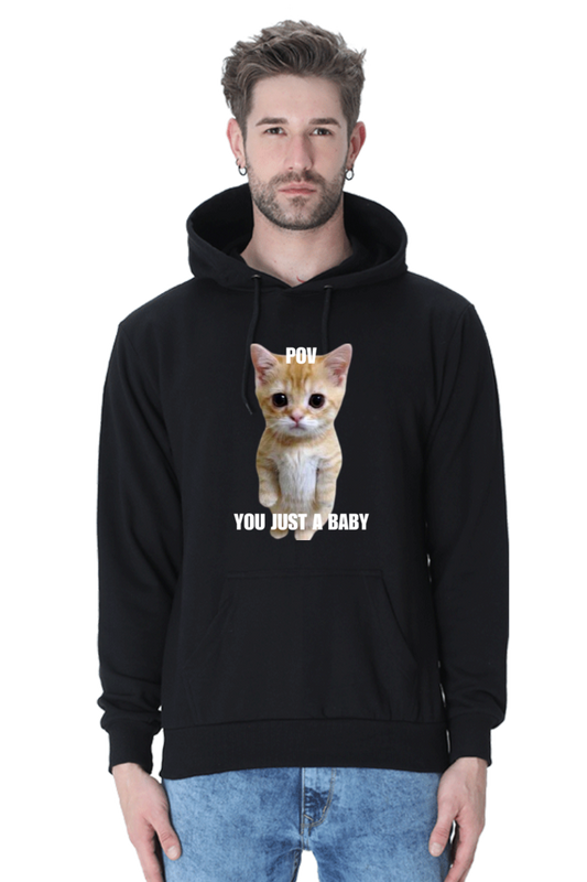 MeemTeesOfficial- Hooded Sweatshirts Cat memes - cute cat meme