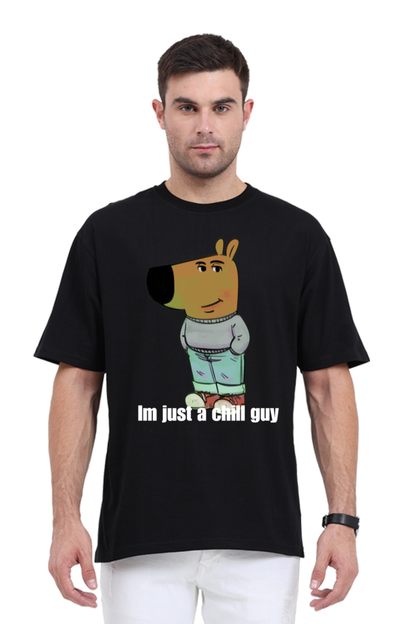 MeemTees Official- Oversized T-shirt - Just a chill guy