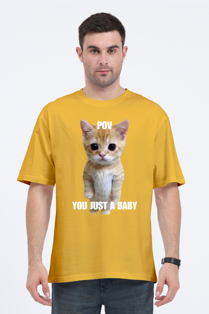 MeemTees Official- Oversized T-shirt Cat memes - Cute cat meme