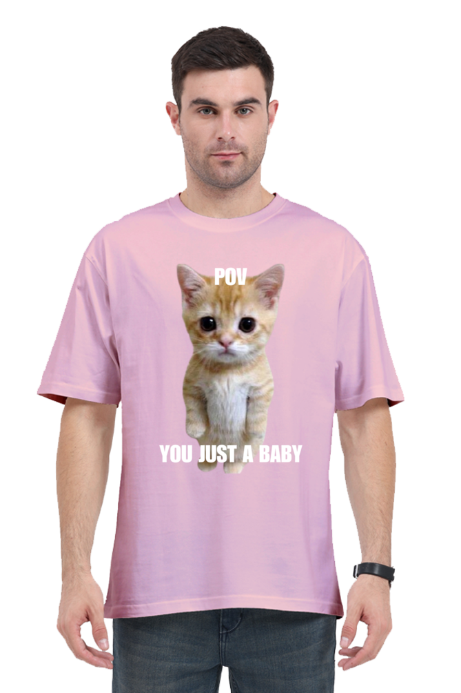 MeemTees Official- Oversized T-shirt Cat memes - Cute cat meme