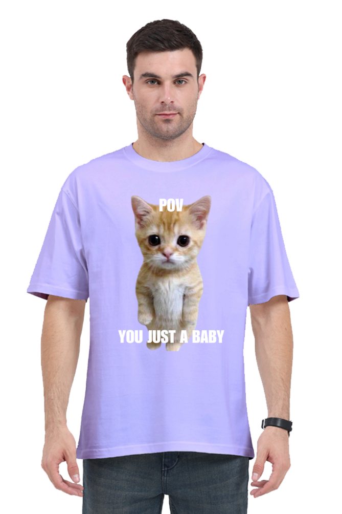 MeemTees Official- Oversized T-shirt Cat memes - Cute cat meme