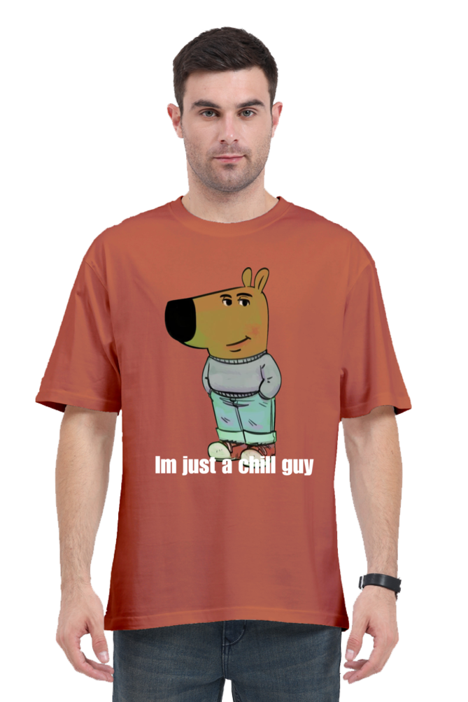 MeemTees Official- Oversized T-shirt - Just a chill guy