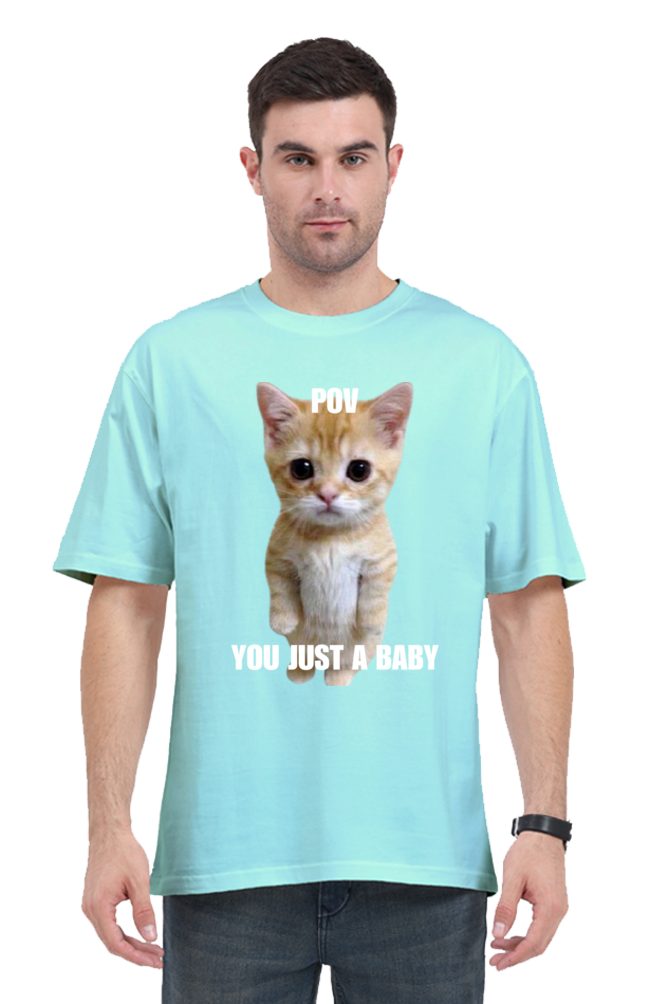 MeemTees Official- Oversized T-shirt Cat memes - Cute cat meme