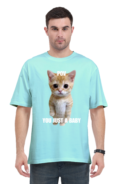 MeemTees Official- Oversized T-shirt Cat memes - Cute cat meme