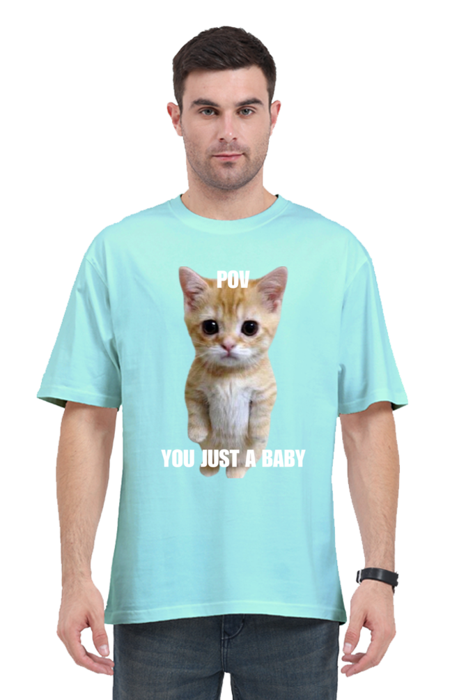 MeemTees Official- Oversized T-shirt Cat memes - Cute cat meme